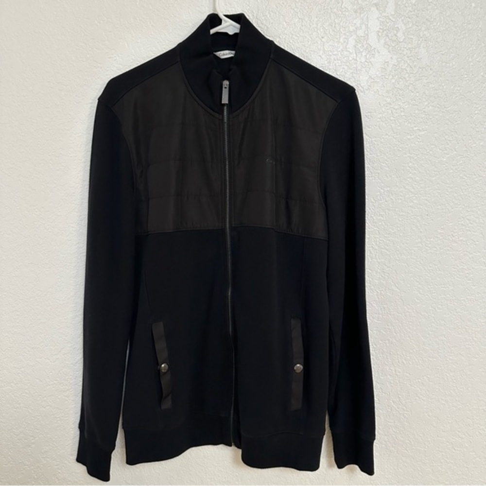 Calvin Klein Black Zip‎ Up Sweater